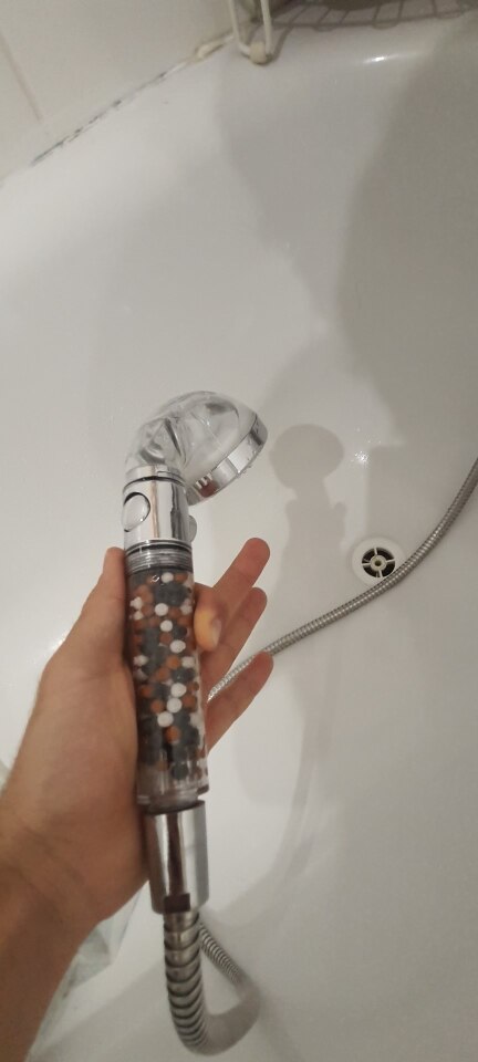 High Pressure Mineral Shower Head photo review