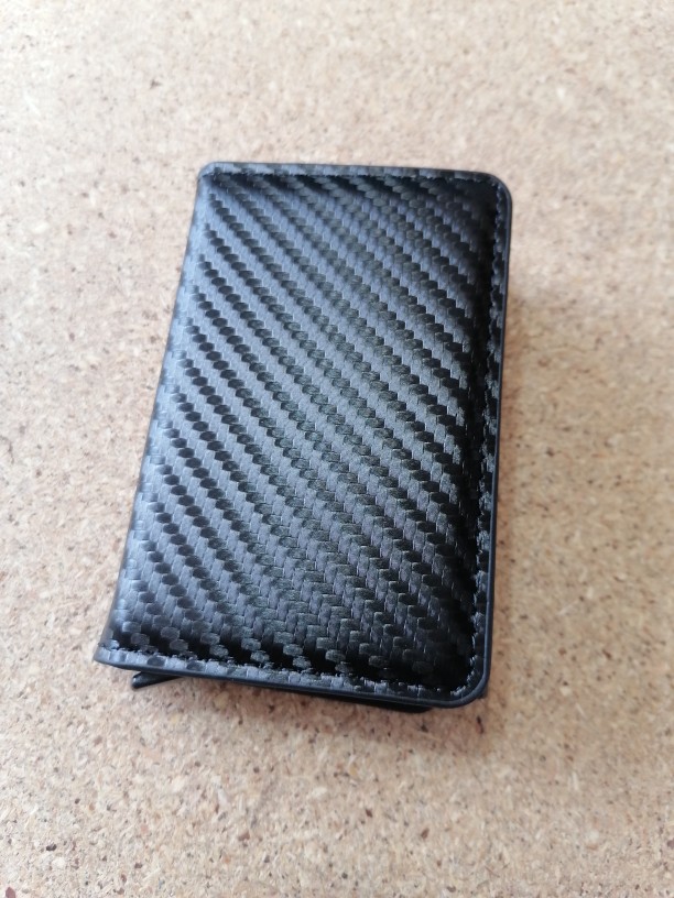 RFID Blocking Pop-up Card Holder Wallet photo review